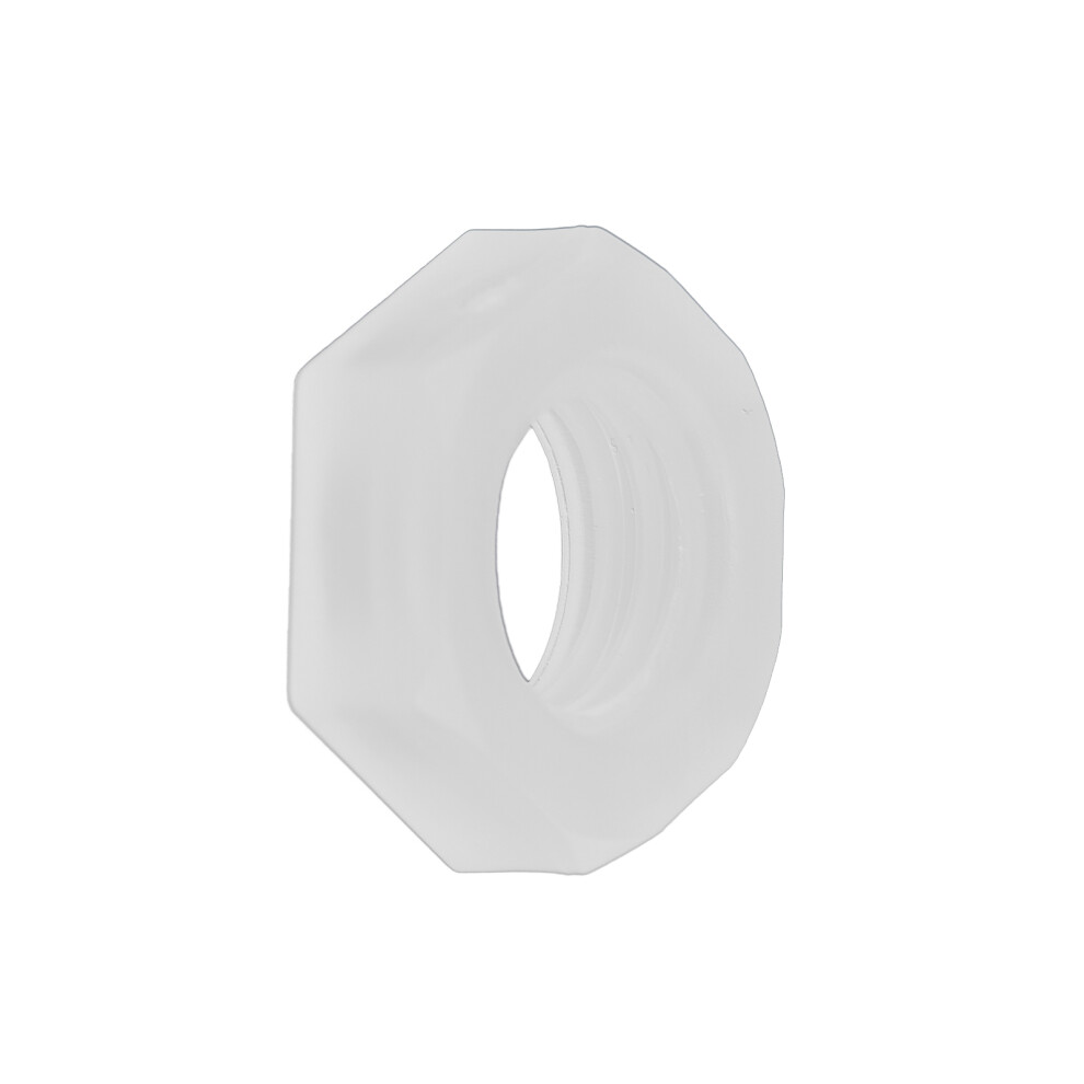 50Pcs White Plastic Hex Nuts M14 Corrosion-Resistant Industrial Accessories-image-OPC-PMRWSMC-NEW
