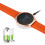 USB Wireless Charging Dock for Watch, Black, 5V 0.5A 8