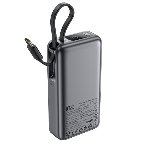 Batterie externe - ACEFAST - M7-10000 PD30W - 10 000 mAh - PD30W - Câble USB-C intégré 1