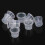 1000Pcs Plastic Tattoo Ink Caps Cups | Multiple Sizes | Reusable 3