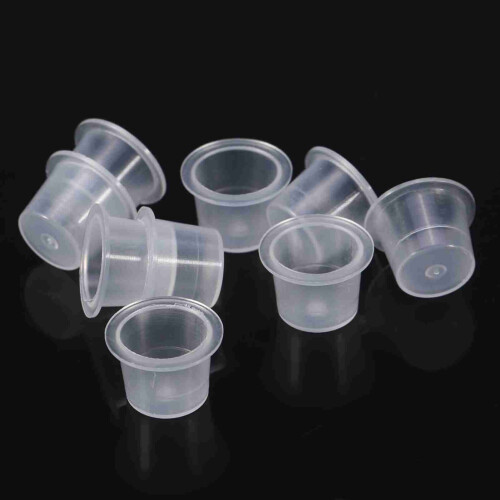 1000Pcs Plastic Tattoo Ink Caps Cups | Multiple Sizes | Reusable 2