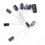 Assorted Electrolytic Capacitors 125pcs 1uF-2200uF 25 Value Set 3