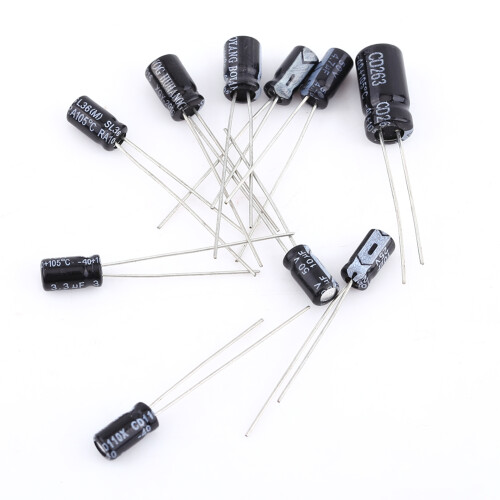 Assorted Electrolytic Capacitors 125pcs 1uF-2200uF 25 Value Set 2