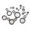 Set di guide universali per Rock Casting da 45-in-1, argento 11