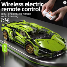 1280PCS RC Race Car Building Kit with Motor