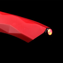 Mountain Bike Mudguards Set with Red LED Taillight – Lightweight & Durable