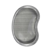 Edelstahl-Tattoo-Sterilisationsschale, 18,5 x 11 cm, wiederverwendbar, silber