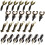 25 Stück Silikon Anglerköder-Set, 6,2 cm weiche Köder für Barsch und Hecht 2