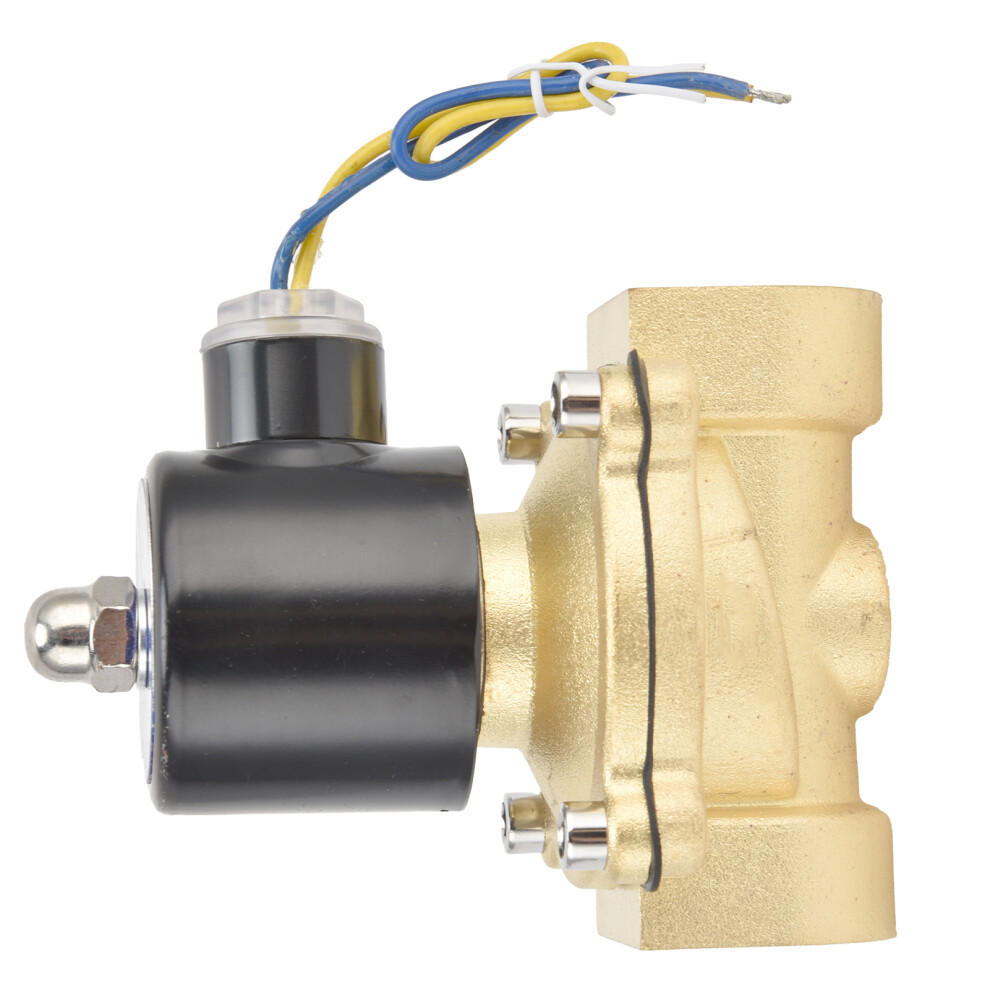 25Mm Brass Normally Closed Solenoid Valve G1in Ac220v Diaphragm 4151358352269