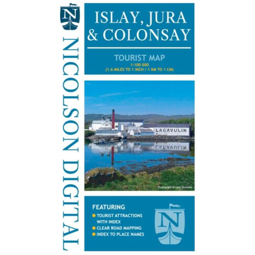 Islay, Jura & Colonsay Tourist Map