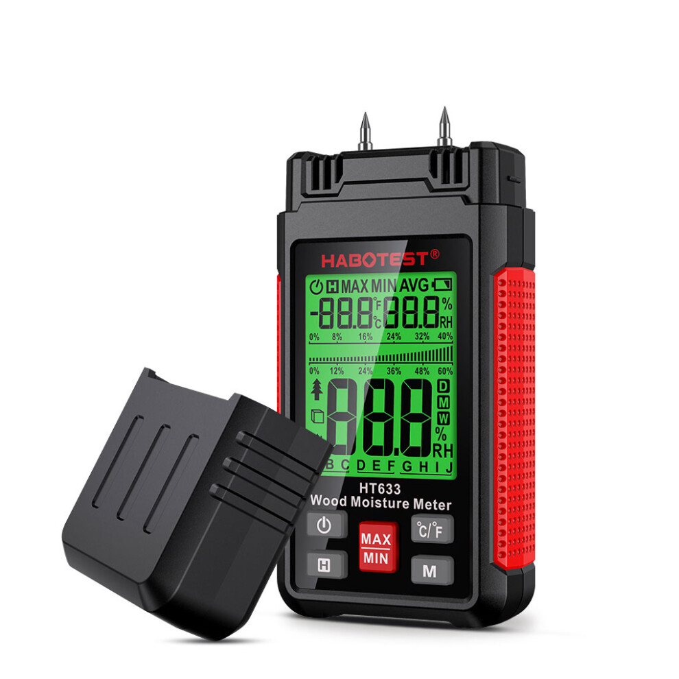 Digital Moisture Meter Humidity Tester Detection Multi-function-image-OPC-PMRWYTR-NEW