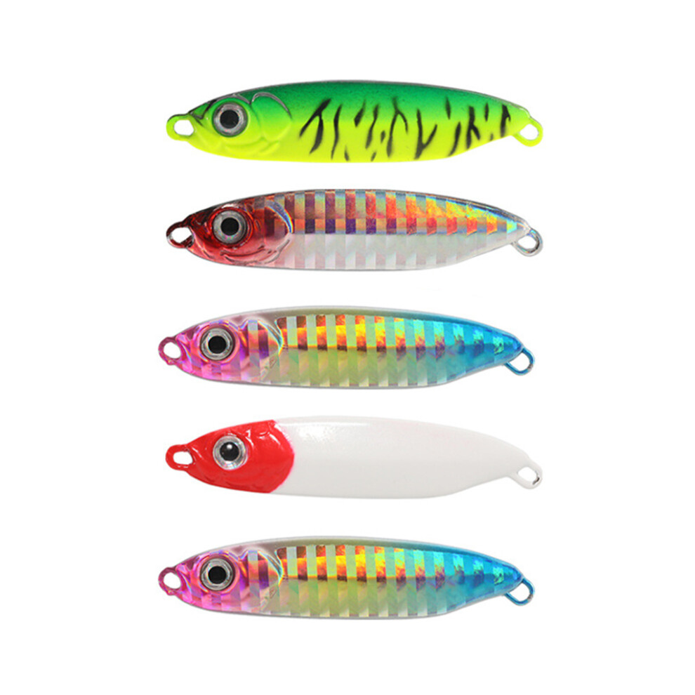 (15g) 5pcs Bait Synthetic Tackle Baits Shaped Vivid Fishing Lure Octopus