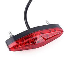 ATV-Schmutzrad - Hinterlicht 12V 15 LED Brems-Stop- und Rücklicht – Rot