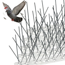 VOUNOT Bird Spikes 5.5M Anti-Pigeon and Bird Deterrent Spike 22 pcs x 25cm