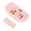 Mouse wireless mini sottile Smart 800-1600dpi Rosa 3