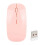Mouse wireless mini sottile Smart 800-1600dpi Rosa 12