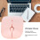 Mouse wireless mini sottile Smart 800-1600dpi Rosa 10