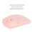 Mouse wireless mini sottile Smart 800-1600dpi Rosa 7