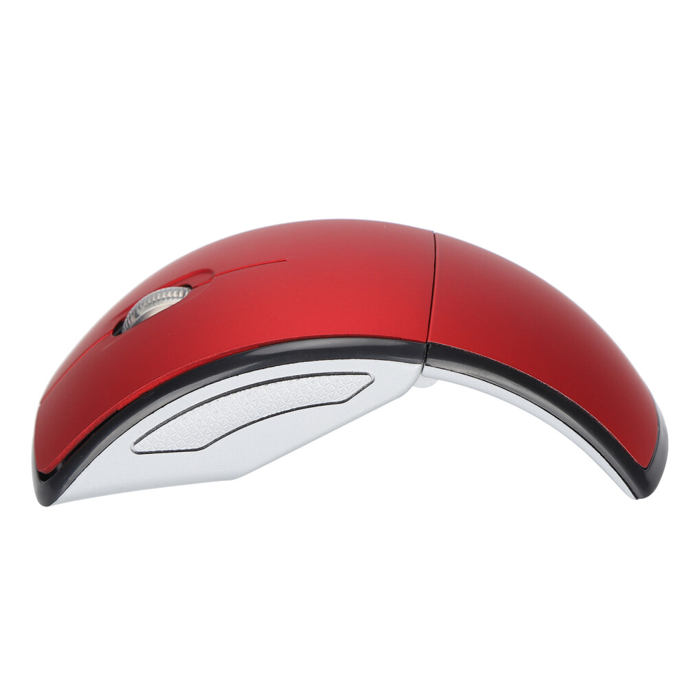 Ergonomic Wireless Mouse 2.4G With Usb Receiver For Laptop & Tablet Red 8401358358799