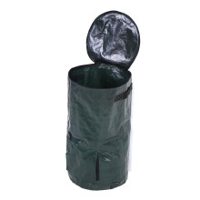 Wasserdichte Komposttasche für Gartenabfälle, doppelte Griffe, belüftet (35x60cm)