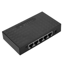 5-Port 10/100Mbps Ethernet-Switch Schwarz 10 x 7 x 3cm