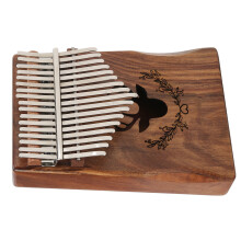 17-Key Acacia Wood Kalimba Thumb Piano – Portable 18.5cm Gift