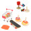 4 pezzi di giocattoli per pappagallini Anello da skateboard 12,4  8 cm 1