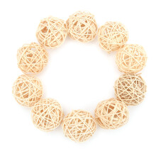 Giocattolo Sepak Takraw in rattan colore naturale 5 cm Parrot