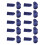 10er-Set Einweg-BHs und -Slips, Vlies, 6