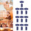10er-Set Einweg-BHs und -Slips, Vlies, 12