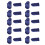 10er-Set Einweg-BHs und -Slips, Vlies, 9