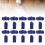 10er-Set Einweg-BHs und -Slips, Vlies, 11