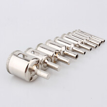 Diamant Bohrkrone-Set 10 Stück, 6-30 mm, für Fliesen, Glas und Porzellan