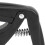 Plastic Ukulele Capo with Silicone Cushion & Spring, Black 3