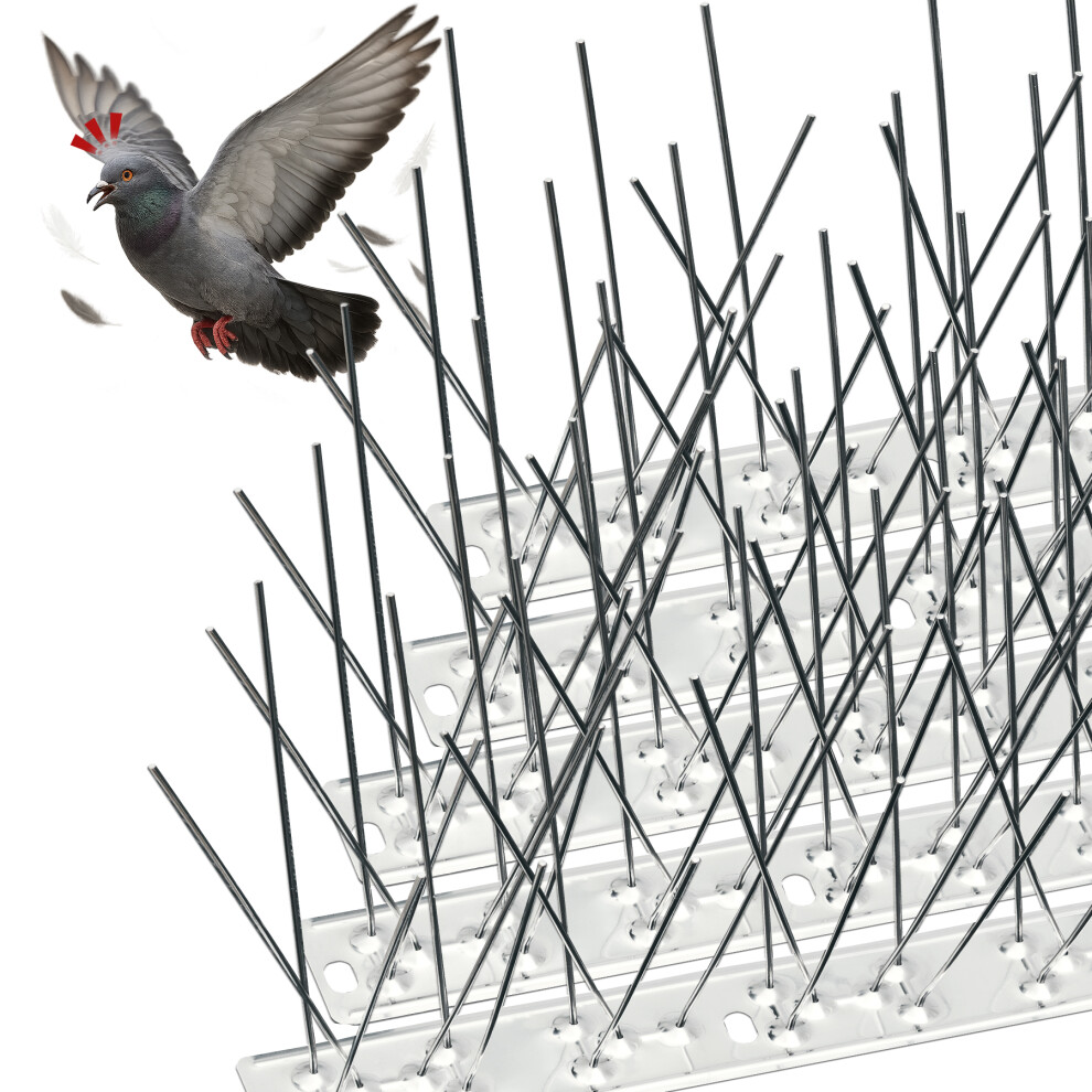 Vounot Bird Spikes 3.5M Anti-Pigeon And Bird Deterrent Spike 14 Pcs X 25Cm 6977999840457