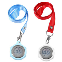 Nurse Stopwatch With Lanyard Digital Pocket Watch 2-Pack For Doctors Nurses Referees Accurate Timekeeping Lightweight