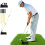 Golf Swing Trainer for Swing Plane & Alignment, Golf Training Aids with 2 x 1M 1
