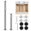 Undermount Sink Brackets, Stainless Steel Undermount Support Pole, 43-79cm Adjustable 1