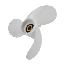 7-1/4X6 Aluminum Alloy Boat Propeller, 6L5-45943-00-EL, White