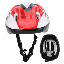 Kinder-Sicherheitshelm für Radfahren & Rollschuhlaufen, roter Schaumstoff-PVC-Schutz