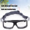 Scratchproof Windproof Black Sports Goggles with Adjustable Strap 4