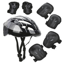 Complete 7pc Protective Gear Set for Adults: Helmet Knee Elbow Wrist