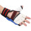 Blaue HalfFinger-Fighting-Handschuhe mit Elastikband für Training & Wettkampf 10