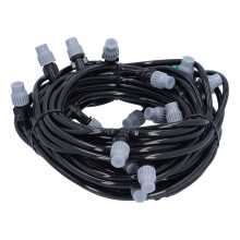 Sistema di tubi per irrigazione da 15 m 4/7 con 20 spruzzatori