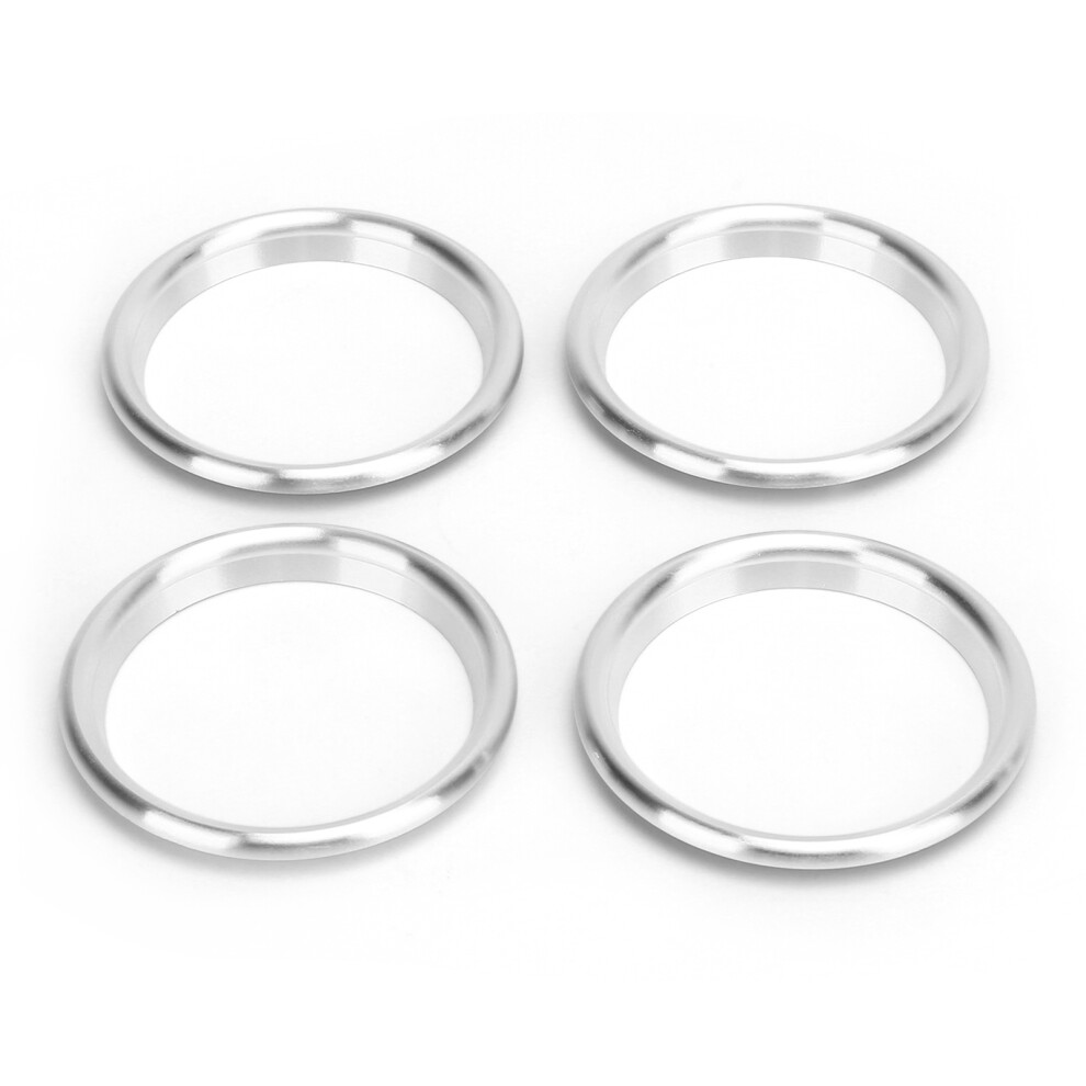 Upgrade Car Interior: 4Pcs Aluminium Air Outlet Ring For A3 Silver 4621358371541