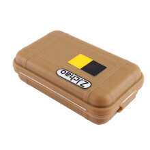 Outdoor-Wasserdichte Überlebens-Box Lagerbehälter Beige 16,5x10,5x5,5 cm