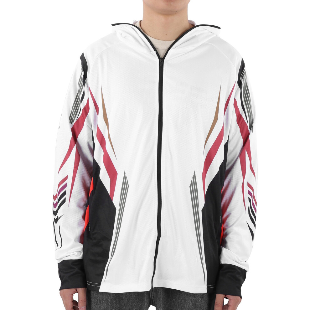 Quick Dry Long Sleeve Fishing Suit for Men | Sunscreen & Anti-Mosquito, Hexagonal Ice Silk, Size L-image-OPC-PMRXSC6-NEW