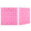 Silicone Cake Letter Mold Baking Tool Pink 10.4cm x 10.9cm 9