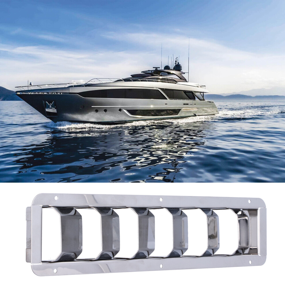 316 Stainless Steel Marine Vent Grille Louver 6 Slots Air Vent For Boat 9451358376421