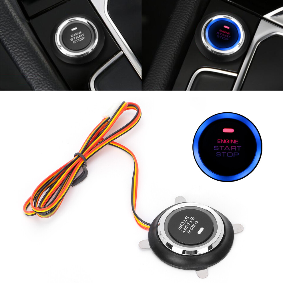 12V Car Engine Start Stop Button Universal Keyless Ignition Control 9441358376682